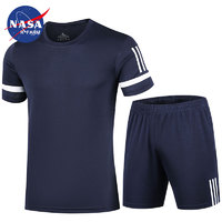 NASAR-FARM 夏季速干运动短袖短裤套装