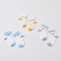 戴维贝拉 儿童短袜2024夏男童袜子婴儿袜子