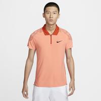 NIKE 耐克 SLAM 男夏季速干网球翻领POLO衫 FD5245-606 石英粉/铁锈色/白 M