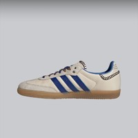 adidas ORIGINALS Samba Wales Bonner联名款 男女运动板鞋 IH7756 奶油白/蓝 45