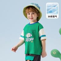 MQD 马骑顿 旗下MQDMINI夏季男童短袖T恤休闲儿童上衣婴幼T