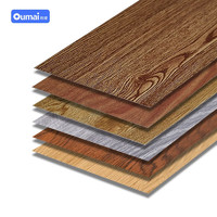 oumai 欧唛 木纹地板贴自粘加厚防水耐磨水泥地塑胶免胶PVC地板贴纸卧室家用 6色样品20*15.2cm (不支持退换货