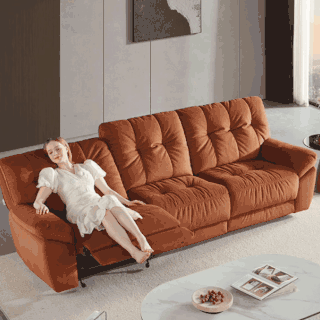 高端功能沙发认准乐至宝！超舒适+高颜值，零靠墙设计，中小户型也能放心入！
