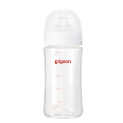 Pigeon 贝亲 奶瓶新生儿径玻璃奶瓶160/240MLS-L码 1-6个M+
