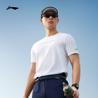 LI-NING 李宁 跑步T恤男士夏季2024新款健身服速干短袖透气上衣运动体恤男