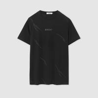 Hieiika 海一家 时尚字母短T2024年夏季舒适有型男士短袖T恤
