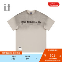 izzue it 男装短袖T恤2024夏季010240 BGL/棕色 S