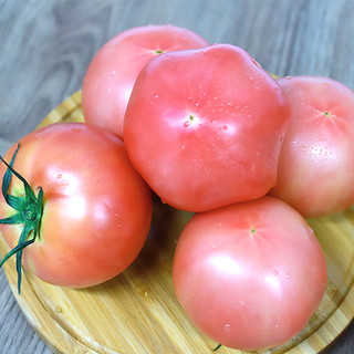 88VIP：哪咤豆豆 山东粉番茄生吃西红柿2.5kg自然熟新鲜蔬菜水果