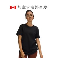 加拿大直邮Lululemon露露乐蒙LOVE系列女士运动纯色圆领短袖T恤