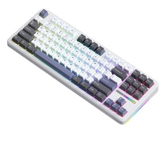 F87 Pro 87键 三模机械键盘 星际迷航 灰木轴V4 RGB
