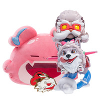 LEAGUE OF LEGENDS 英雄联盟 愚人节系列 炫彩手办+胖胖龙抱枕+徽章