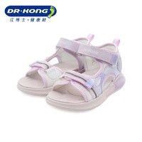百亿补贴：DR.KONG 江博士 儿童鞋新款魔术贴透气舒适中大童露趾中大儿童凉鞋S1000502