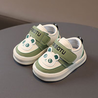 ilody 艾洛迪 2024夏季新款婴儿学步鞋0-1-2岁女宝宝婴儿鞋软底卡通可爱机能鞋 绿色 单层 绿色 内长12.5cm