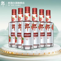 LANGJIU 郎酒 顺品郎红顺  浓酱兼香型纯粮白酒  新老包装随机发货 45度 280mL 6瓶 非原箱