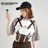 Mr.ace Homme航海系列 百搭高颜值小众背包女复古迷你双肩包学生书包