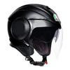 AGV爱吉威 ORBYT城市系列摩托车头盔 骑行运动四季半盔 男女通用 哑光黑 M