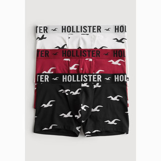 HOLLISTER春夏舒适四角紧身裤3条装 男 326211-1 杂色 XXL