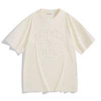 PEACEBIRD 太平鸟 男装2024夏季款同色立体刺绣短袖男式T恤