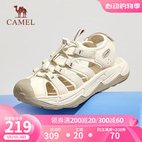 CAMEL 骆驼 情侣款溯溪凉鞋2024新款户外洞洞凉鞋运动凉鞋男女 L24M162665米色（女款） 39