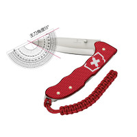 VICTORINOX 维氏 瑞士军刀铝面狩猎大师130mm户外刀具折叠刀防身小刀0.9415.20红