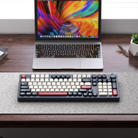SKN 青龙三模机械键盘gasket结构客制化无线热插拔ttc烈焰红轴RGB