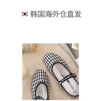 88VIP：RockFish 韩国直邮rockfish玛丽珍鞋奶奶鞋平底布鞋复古格纹百搭舒适MJCNY