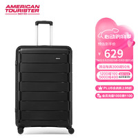 美旅 箱包万向轮拉杆箱时尚休闲行李箱TSA密码箱NI8黑色28英寸