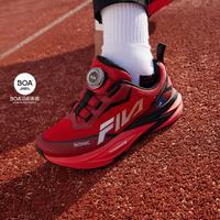 FILA 斐乐 男中大童（33-42）跑步鞋男童鞋BOA旋钮跑鞋