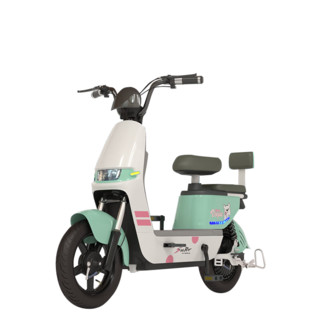 迈翱新国标电动自行车可上牌48v电动车铅酸锂电男女士代步车 绿色 48V20A锂电池-续航约90公里