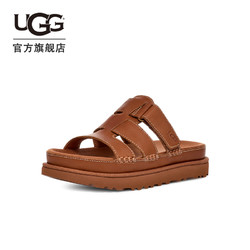 UGG 夏季新款女士休闲舒适厚底可调式束带魔术贴时尚凉拖鞋1154652