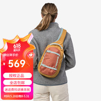 Patagonia 男女款 sling 8L多功能单肩斜跨包水滴包户外运动巴塔哥尼亚48262 SINY橘粉色