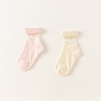 88VIP：戴维贝拉 儿童短袜2024夏季女童轻薄袜子宝宝弹力童袜