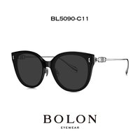 BOLON 暴龙 眼镜2024新品太阳镜女防紫外可选偏光猫眼墨镜官方正品BL5090