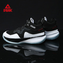 peak匹克篮球鞋男鞋夏季革网面透气减震耐磨防滑学生实战比赛训练球鞋