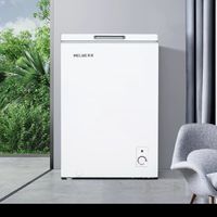 MELING 美菱 官方66L小型冰柜家用商用冷藏冷冻减霜保鲜两用冷柜迷你冰箱