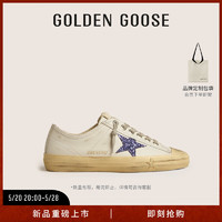 Golden Goose女鞋 V-STAR 2 系列 休闲运动板鞋脏脏鞋 白色 35码225mm