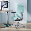 Motostuhl 摩伽 M81人体工程学升降转椅网布顶腰可躺电脑椅家用 办公椅子 电竞椅 冰蓝色
