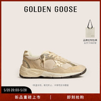 Golden Goose女款 RUNNING DAD系列运动休闲板鞋脏脏鞋 奶油色 35码225mm