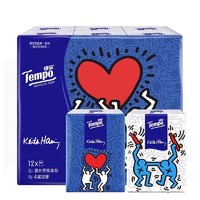 Tempo 得宝 4层加厚混合手帕纸48包便携可湿水面巾纸餐巾纸巾