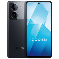 vivo iQOO Z8x 新品5G手机 骁龙6Gen1 6000mAh大电池vivoiqooz8x 曜夜黑 8GB+128GB 官方标配