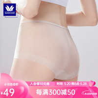 华歌尔【任选3条，低至49元/条】蓝标Wacoal夏季舒适简约透气内裤女 WP1656肤色 160/90