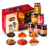 十三村 升级版忠义诚礼下饭菜礼盒6瓶装拌面酱湖南特产辣酱菜1390g