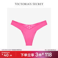 维多利亚的秘密 经典舒适时尚女士内裤 5TRG玫粉色-中腰 11237977 S