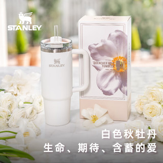 STANLEY Quencher H2.0不锈钢真空吸管杯887毫升-香兰紫 Mother's Day 大丽花 887ml 【母亲节特别款】