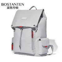 波斯丹顿 双肩包男电脑包帆布高级感书包大学生旅游大容量旅行背包