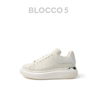 BLOCCO5 小白鞋女运动休闲新款板鞋厚底内增高女鞋