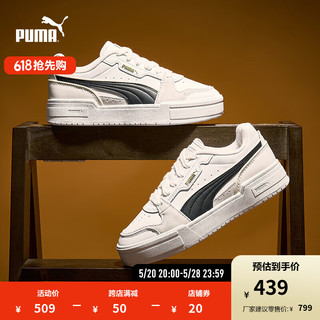 PUMA 彪马 男女同款复古休闲板鞋 CA PRO LUX III 395203 白-黑色-灰色-05 39