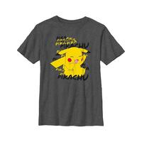 Nintendo 任天堂 皮卡丘，任天堂官方T恤Boy's Pokemon Pikachu Laughing  Child T-Shirt