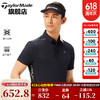 泰勒梅 高尔夫服装季男士运动透气golf短袖T恤POLO衫 N97045 黑色 S