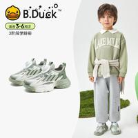 B.Duck 24年夏季新款儿童运动鞋轻便男女中大童厚底老爹鞋